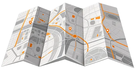 Roadside emergency coverage map across Delhi, Gurugram, Noida and Faridabad